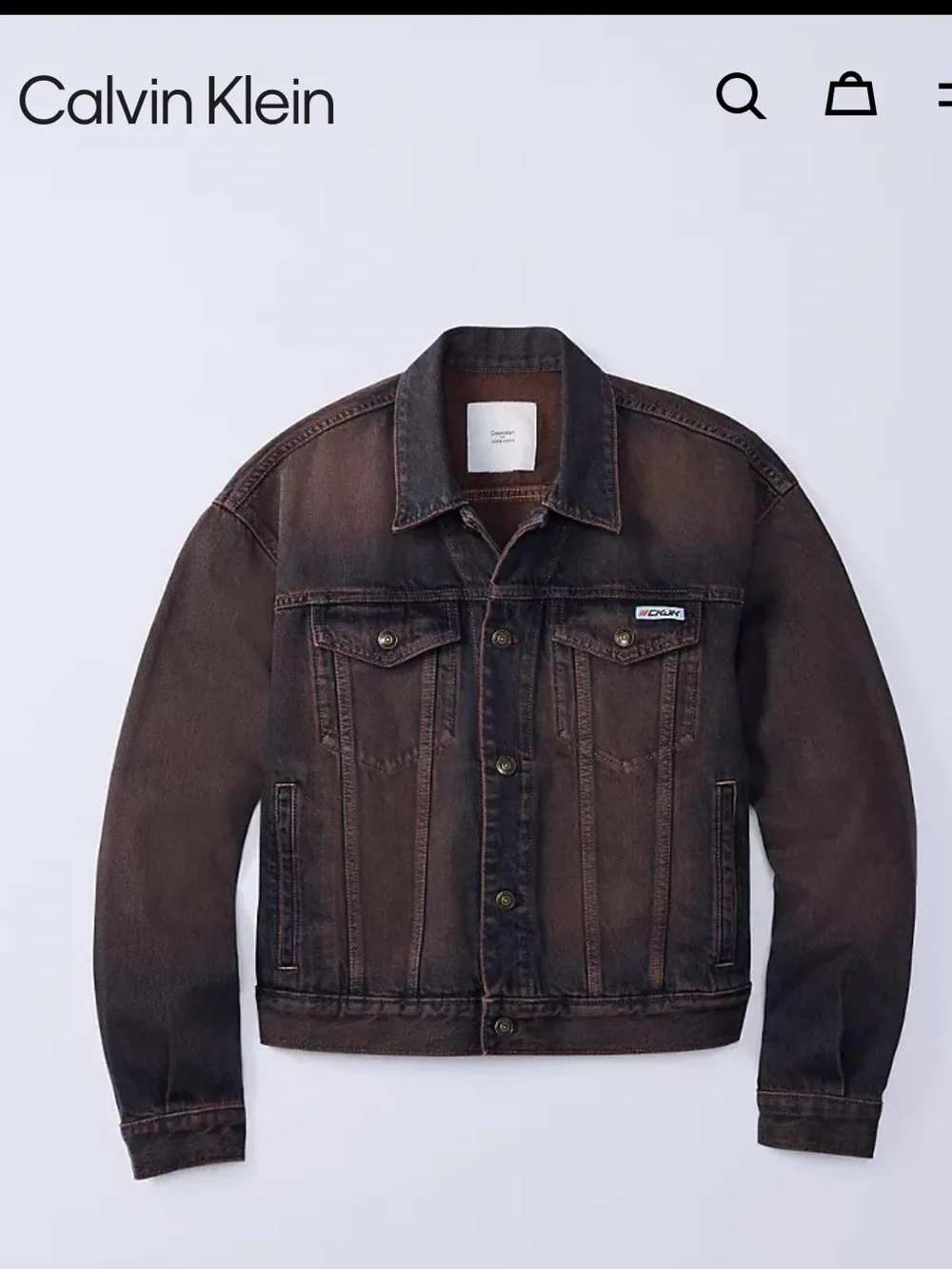 Calvin Klein x Jung Kook collab 90’s style Jean jacket limited edition - Picture 1 of 5
